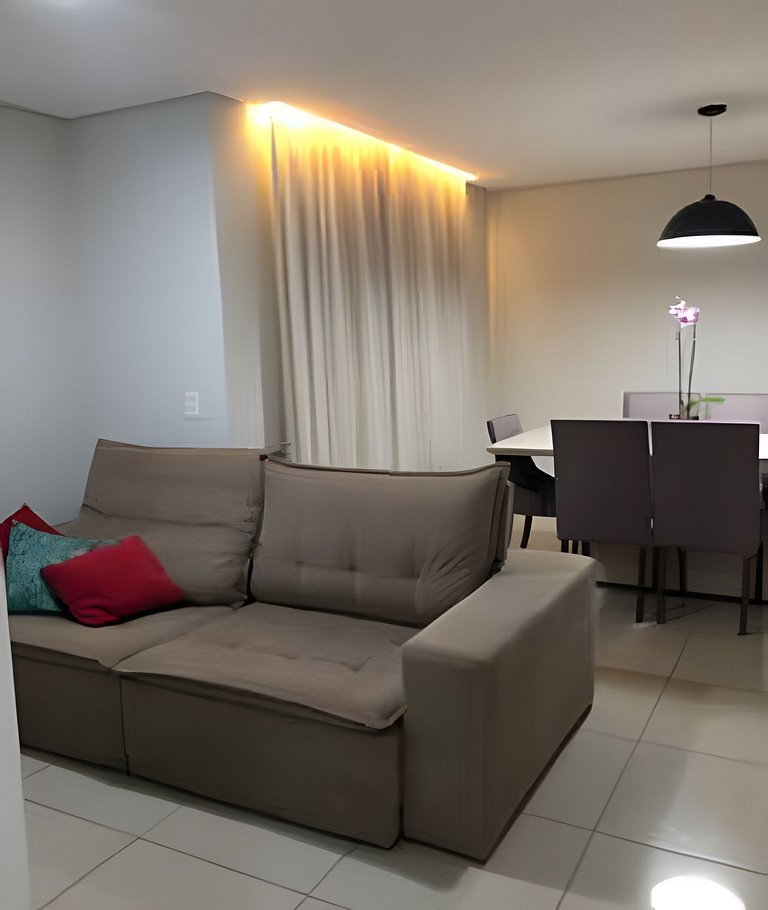 Apto completo 91mts c/garagem