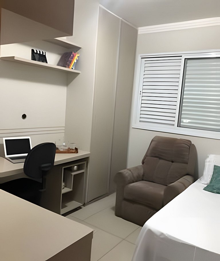 Apto completo 91mts c/garagem