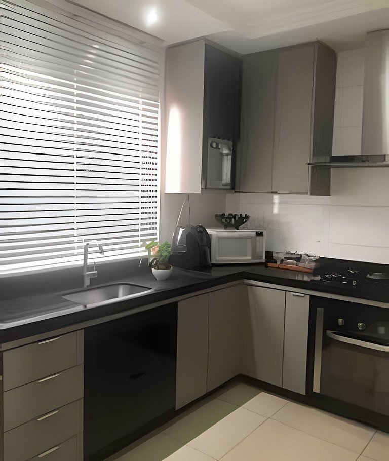 Apto completo 91mts c/garagem