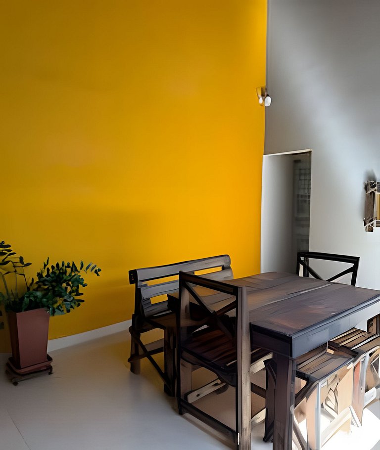 Casa grande c área gourmet churrasqueira 6 pessoas